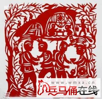 陕西民间艺术-安塞剪纸