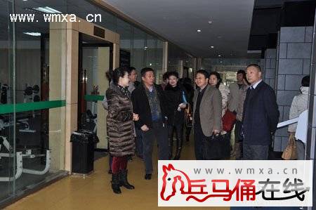 西安市文明办检查验收市老干部活动中心文明单