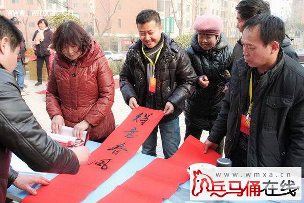 临潼区青年干部志愿者开展送文化进社区活动