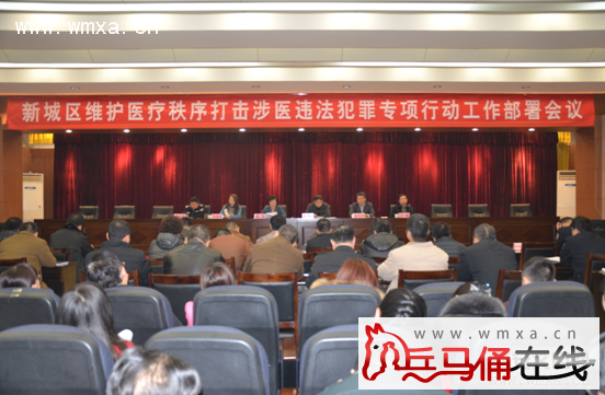 西安市新城区政府召开维护医疗秩序打击涉医违