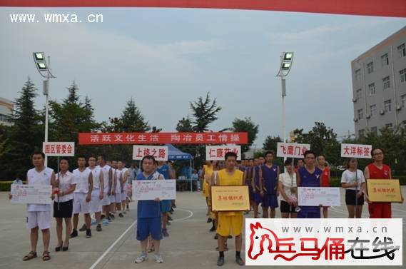 周至县集贤产业园第一届创业杯篮球友谊赛圆