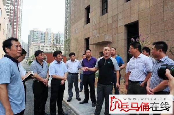 未央区领导带队调研城改回迁安置工作