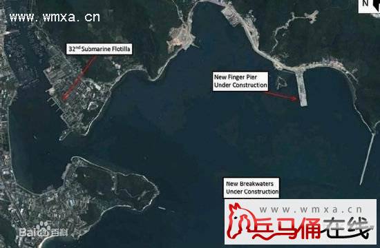 中国航母基地在哪 中国青岛三亚航母基地卫星图曝光