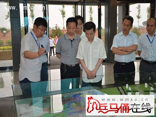 市考评办综合处处长陈金鹏一行到现代物流区检