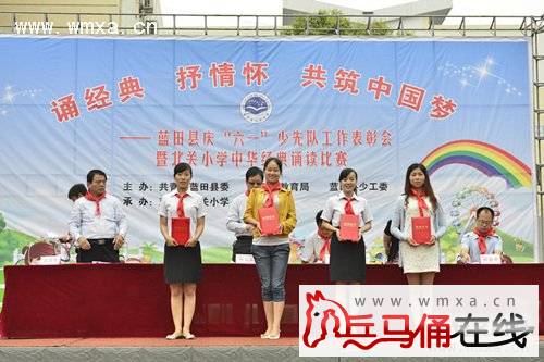 蓝田县庆'六一'少先队工作表彰会