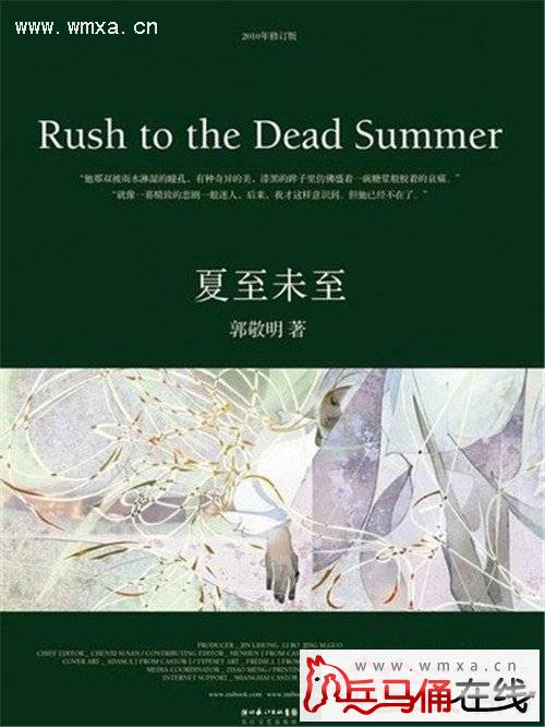 郭敬明小说《夏至未至》将拍电视剧 夏至未至